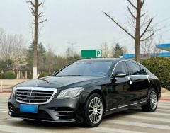 Benz S Class Black 2014