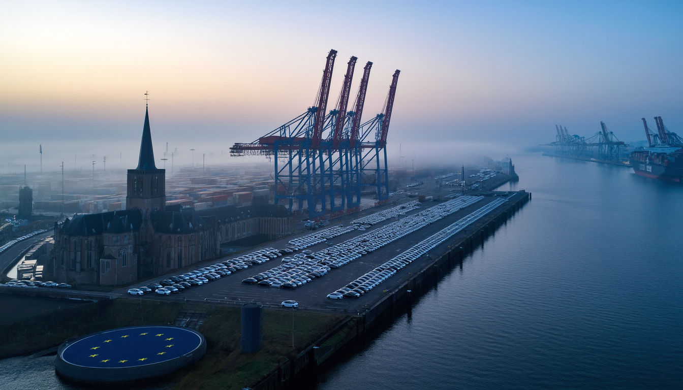 Chinese EVs Exporting to Belgium