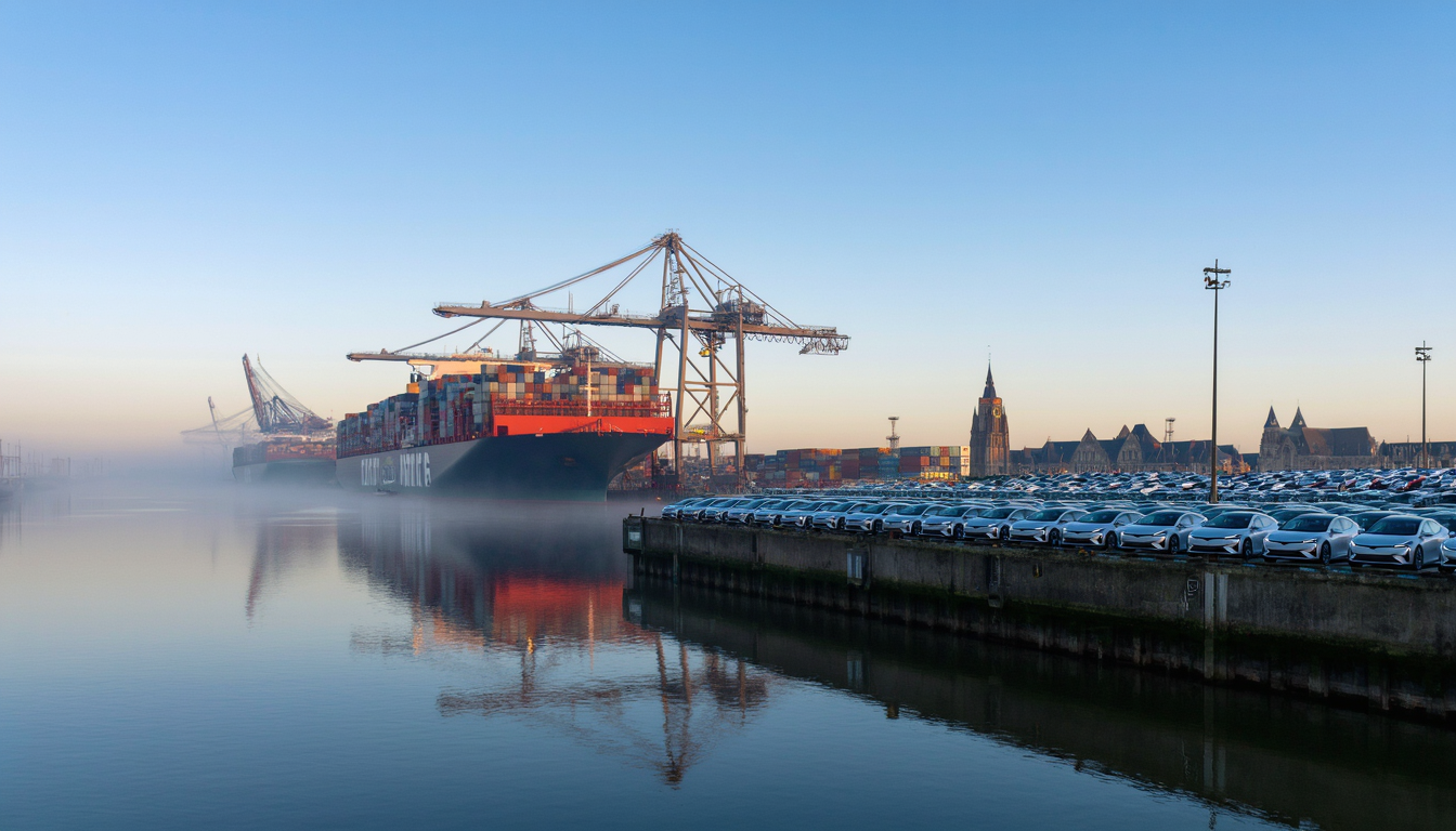Chinese Auto Exports Boom in Europe: Belgium & Spain Are The Hotspots